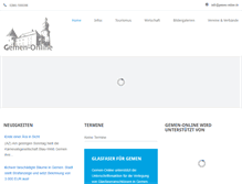 Tablet Screenshot of gemen-online.de